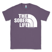 Lavender the sober life sobriety cool aa na anonymous t shirt gifts Classic Tee - longCreatives