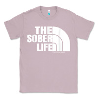 Lilac the sober life sobriety cool aa na anonymous t shirt gifts Classic Tee - longCreatives