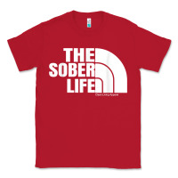 Red the sober life sobriety cool aa na anonymous t shirt gifts Classic Tee - longCreatives