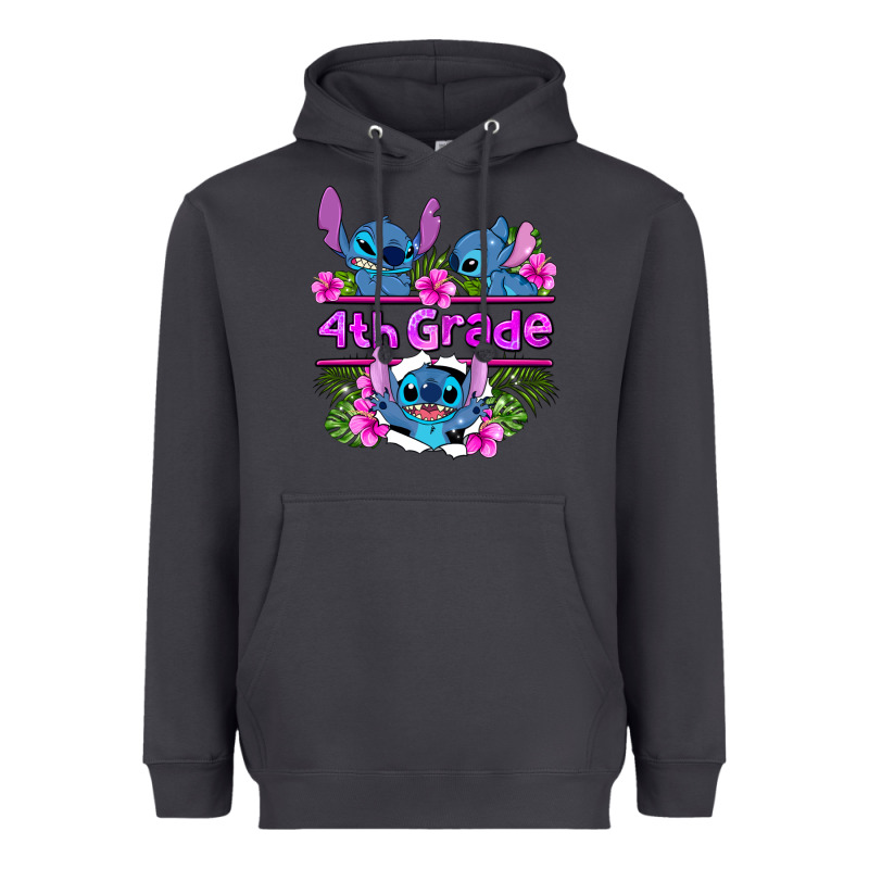 Preview Flower Stitch  4th Grade Heavyweight Hoodie by AdoDesignShop | Teevron