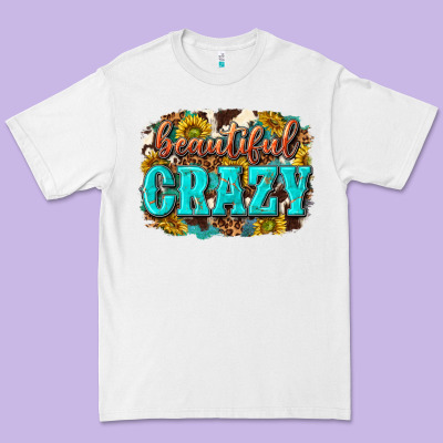Western Beautiful Crazy Premium Tee Designed By Texasbilliewilder