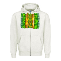 Saint Patricks Horseshoe Shamrock Leopard Glitter Brushstroke Zipper Hoodie | Teevron