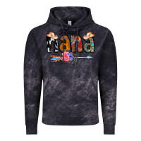 Cloud Black Blessed Nana Vintage Hoodie - CowCowDesign