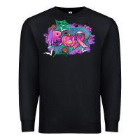 Black halloween boo with cancer ribbon Premium Sweatshirt - AdoDesignShop
