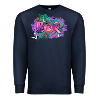 Navy halloween boo with cancer ribbon Premium Sweatshirt - AdoDesignShop