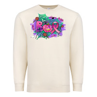 Sandshell halloween boo with cancer ribbon Premium Sweatshirt - AdoDesignShop