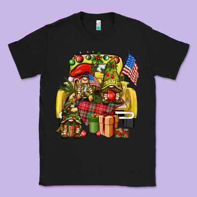 Christmas Army Gnomes Truck 4th Of July Classic Tee Designed By Howdyjamesfarm