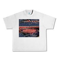 Lunar Rock American flag stitches Urban Heavy Tee - CowGirlArtShop
