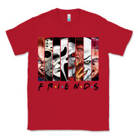 Red funny horror friends scary movies halloween costume sweatshirt Classic Tee - longCreatives