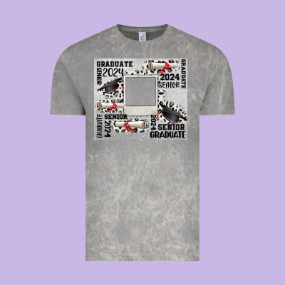 Senior 2024 Customizable Vintage Tee Designed By Cowgirlartshop