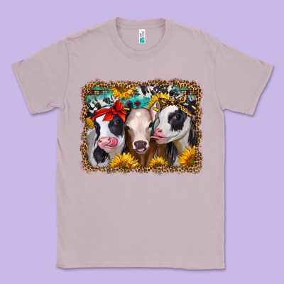 Western Sunflower Heifers Classic Tee Designed By Jasminsmagicworld