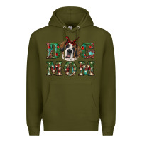 Western Christmas Dog Mom St Bernard Premium Hoodie | Teevron