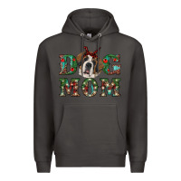 Smoke Western Christmas Dog Mom St Bernard Premium Hoodie - RanaPortraitStore