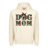 Tofu Western Christmas Dog Mom St Bernard Premium Hoodie - RanaPortraitStore
