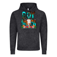 Vintage Black Boy Mom Flowers Cow Vintage Hoodie - CowCowDesign