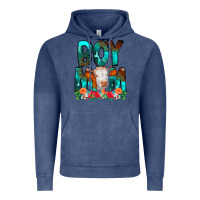 Vintage Denim Boy Mom Flowers Cow Vintage Hoodie - CowCowDesign