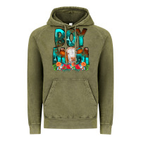 Vintage Olive Boy Mom Flowers Cow Vintage Hoodie - CowCowDesign