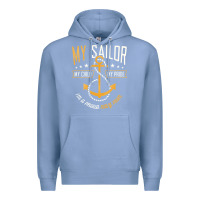 Colony Blue Proud Navy Mother for Moms of Sailors Proud Mom Navy Family Premium Hoodie - longCreatives