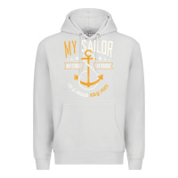 Dove Grey Proud Navy Mother for Moms of Sailors Proud Mom Navy Family Premium Hoodie - longCreatives