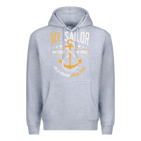 Heather Grey Proud Navy Mother for Moms of Sailors Proud Mom Navy Family Premium Hoodie - longCreatives