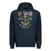 Navy Proud Navy Mother for Moms of Sailors Proud Mom Navy Family Premium Hoodie - longCreatives