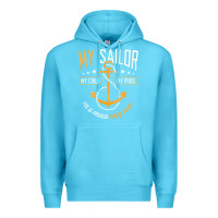Ocean Blue Proud Navy Mother for Moms of Sailors Proud Mom Navy Family Premium Hoodie - longCreatives
