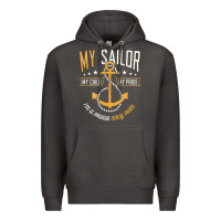 Proud Navy Mother For Moms Of Sailors Proud Mom Navy Family Premium Hoodie | Teevron