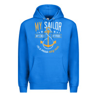 True Royal Proud Navy Mother for Moms of Sailors Proud Mom Navy Family Premium Hoodie - longCreatives