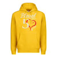 Lemon Vintage 50th Birthday Blessed By God For 50 Years Birthday Premium Hoodie - longCreatives
