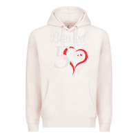 Pale Pink Vintage 50th Birthday Blessed By God For 50 Years Birthday Premium Hoodie - longCreatives