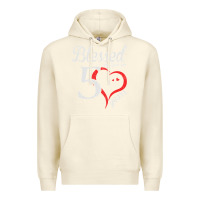 Sandshell Vintage 50th Birthday Blessed By God For 50 Years Birthday Premium Hoodie - longCreatives