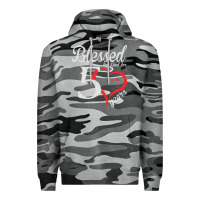Slate Camo Vintage 50th Birthday Blessed By God For 50 Years Birthday Premium Hoodie - longCreatives