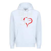White Vintage 50th Birthday Blessed By God For 50 Years Birthday Premium Hoodie - longCreatives