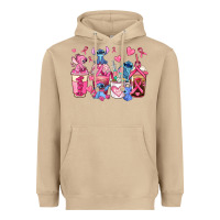 Mushroom breast cancer stitch coffee cups Heavyweight Hoodie - AdoDesignShop