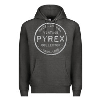 Charcoal Heather Pyrex Mark  Vintage Collector Made in USA Premium Hoodie - longCreatives