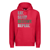 Cardinal Destiny  Eat Sleep Destiny Repeat Short Sleeve Premium Hoodie - longCreatives