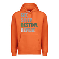 Carrot Destiny  Eat Sleep Destiny Repeat Short Sleeve Premium Hoodie - longCreatives