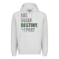 Dove Grey Destiny  Eat Sleep Destiny Repeat Short Sleeve Premium Hoodie - longCreatives