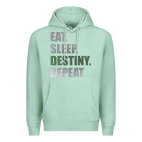 Seafoam Destiny  Eat Sleep Destiny Repeat Short Sleeve Premium Hoodie - longCreatives