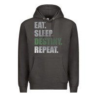 Smoke Destiny  Eat Sleep Destiny Repeat Short Sleeve Premium Hoodie - longCreatives