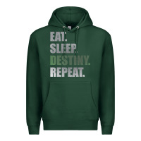 Sports Green Destiny  Eat Sleep Destiny Repeat Short Sleeve Premium Hoodie - longCreatives