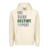 Tofu Destiny  Eat Sleep Destiny Repeat Short Sleeve Premium Hoodie - longCreatives