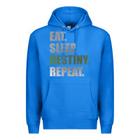 True Royal Destiny  Eat Sleep Destiny Repeat Short Sleeve Premium Hoodie - longCreatives
