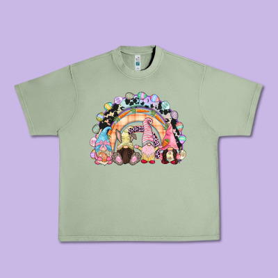 Easter Day Rainbow Gnomes Urban Heavy Tee Designed By Cowgirlartshop