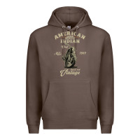 Coffee Vintage American Motorcycle Indian for Old Biker Gifts Premium Hoodie - longCreatives