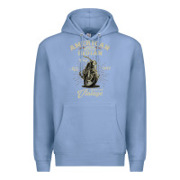 Colony Blue Vintage American Motorcycle Indian for Old Biker Gifts Premium Hoodie - longCreatives