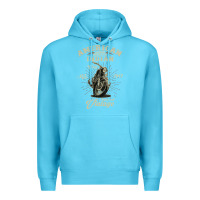 Ocean Blue Vintage American Motorcycle Indian for Old Biker Gifts Premium Hoodie - longCreatives