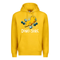 Lemon Dino Sore Funny Dinosaur Workout Gym Fitness Lifting Premium Hoodie - longCreatives