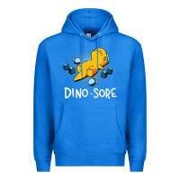 True Royal Dino Sore Funny Dinosaur Workout Gym Fitness Lifting Premium Hoodie - longCreatives