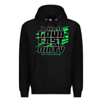 Black Dirt Modified Racing Apparel Sprint Car Dirt Track Racing Premium Hoodie - longCreatives